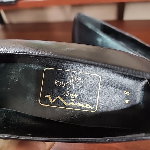 The Touch of Nina 80s Elephant Heel Pumps Sz 8 - Picture 5 of 9